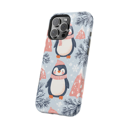 Penguin in Winter Wonderland MagSafe iPhone Case