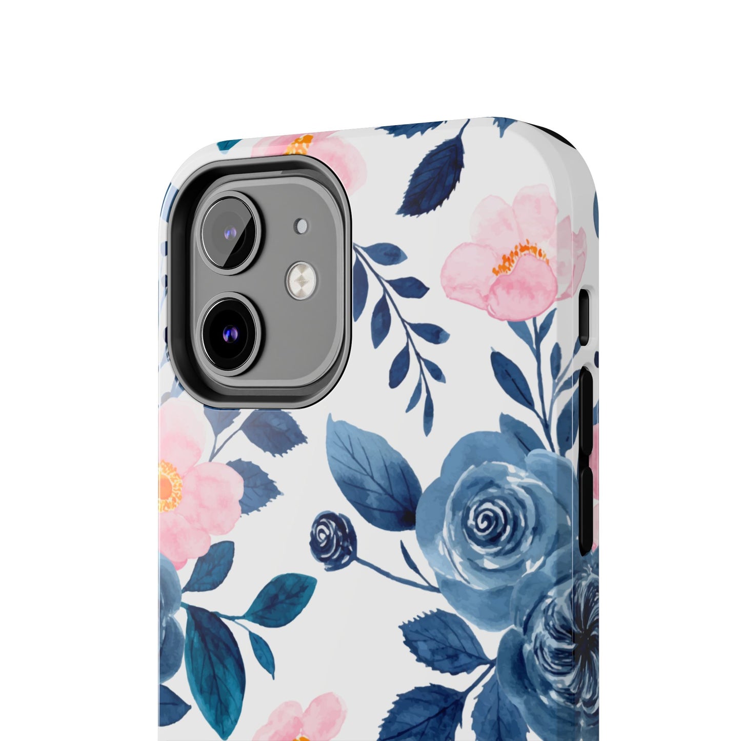 Pastel Garden Charm – iPhone Series Case with Watercolor Flowers