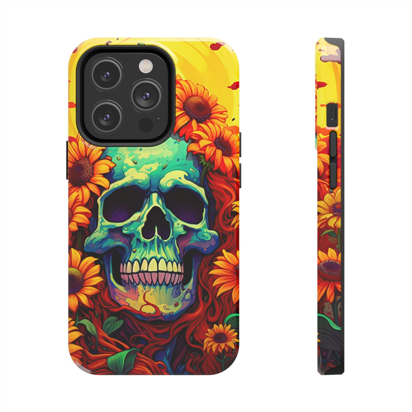 Sun Kissed Skull iPhone Case