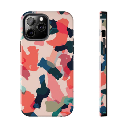 Modern Earthy Camo Abstract – iPhone Case