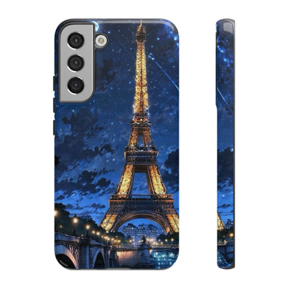 Samsung Galaxy Case - Eiffel Tower Under Starlit Sky Design