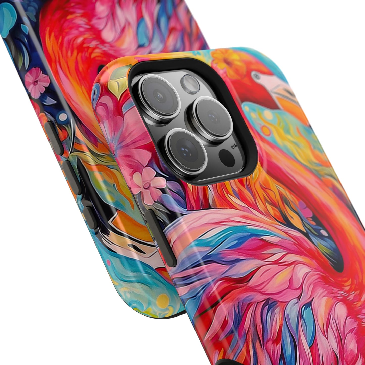 Flamingo Fiesta – Vibrant Flamingo MagSafe iPhone Cases