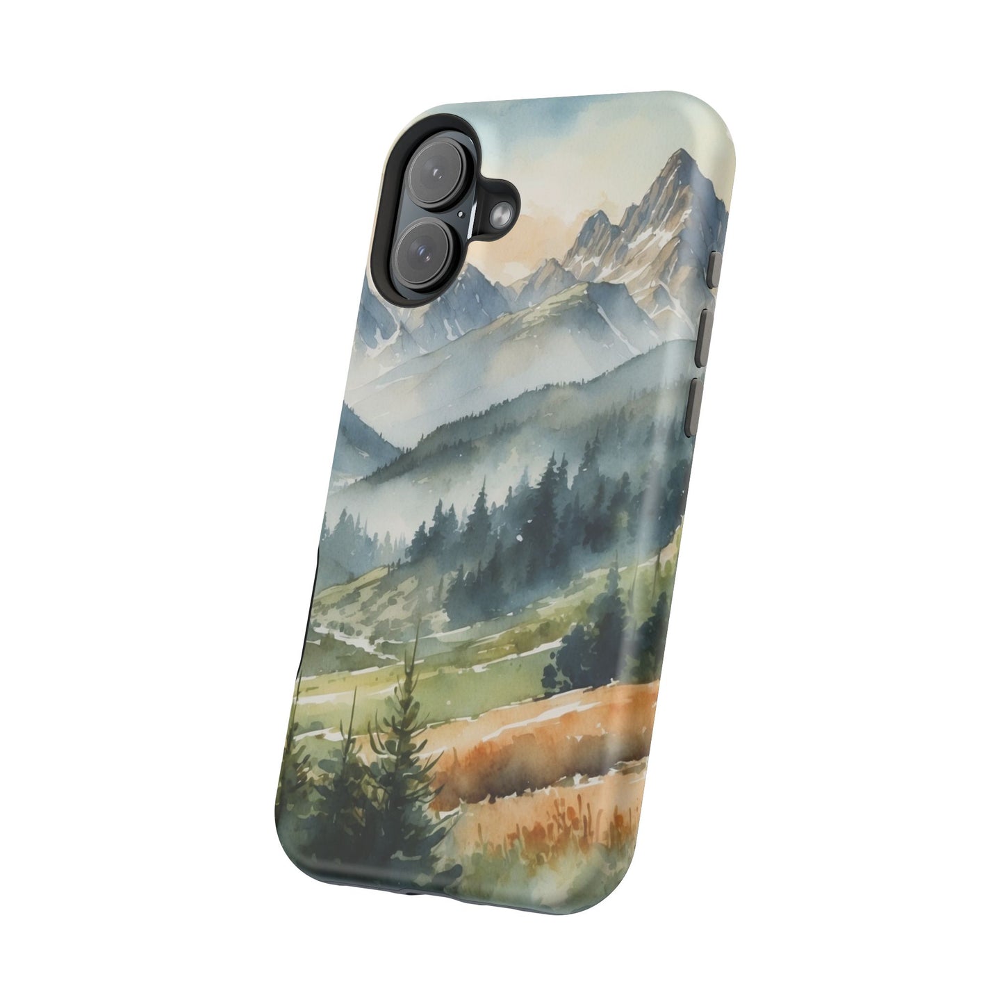 Serene Alpine Forest - MagSafe iPhone Case