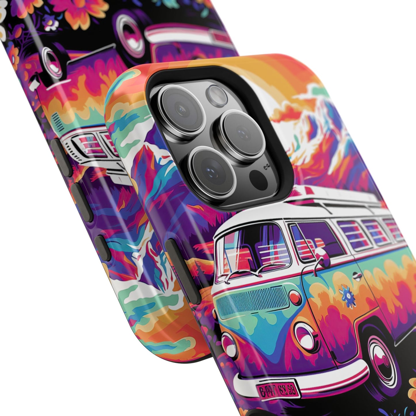 Groovy Floral Sunset Van – MagSafe iPhone Series Case