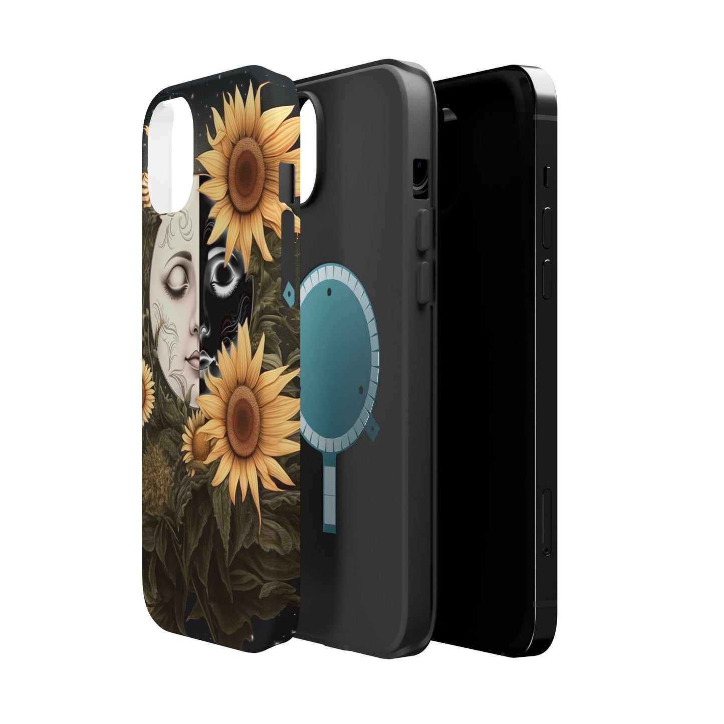 Sunflower Moon and Stars MagSafe Case – Ethereal Art