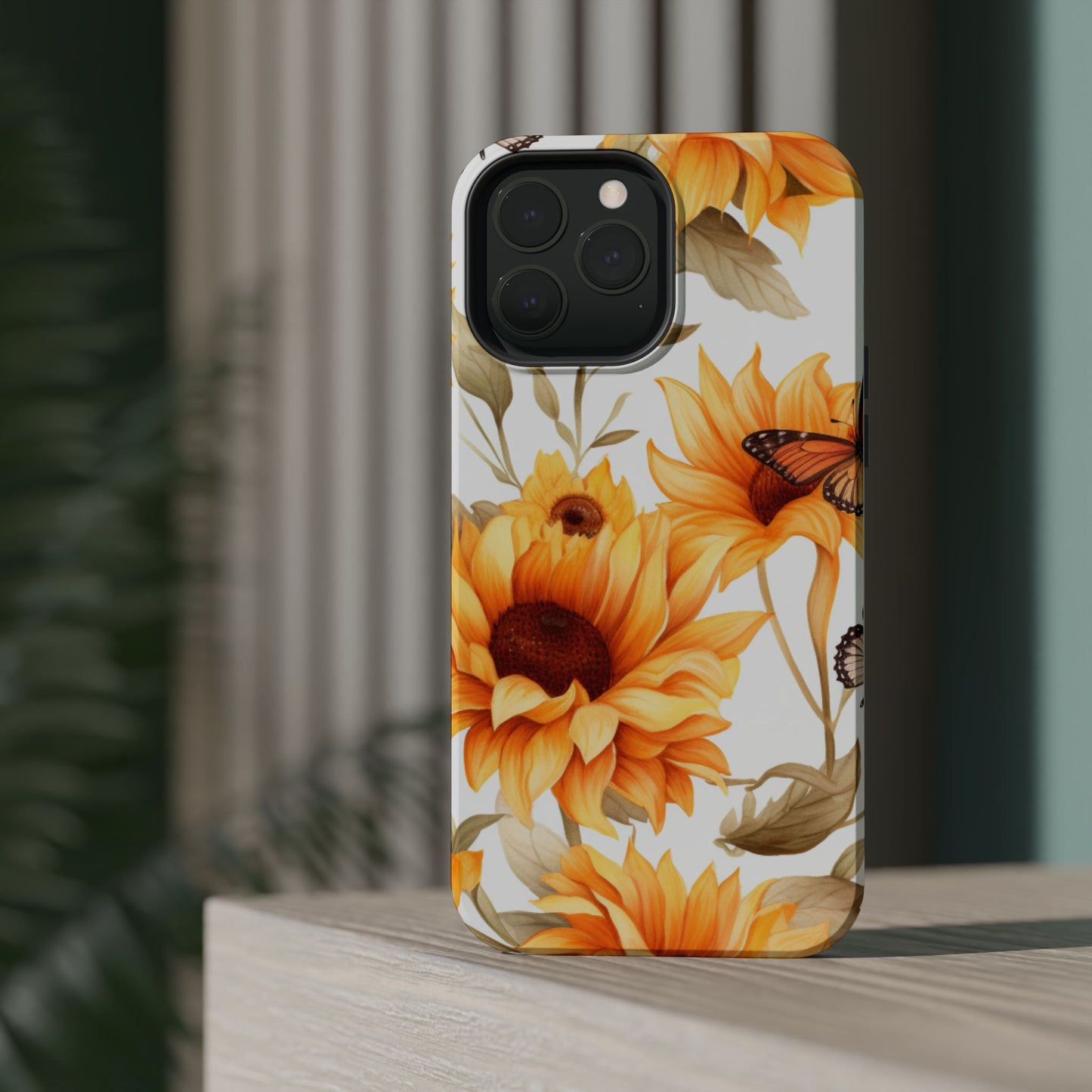 Sunflower & Monarch Garden - MagSafe iPhone Series Case