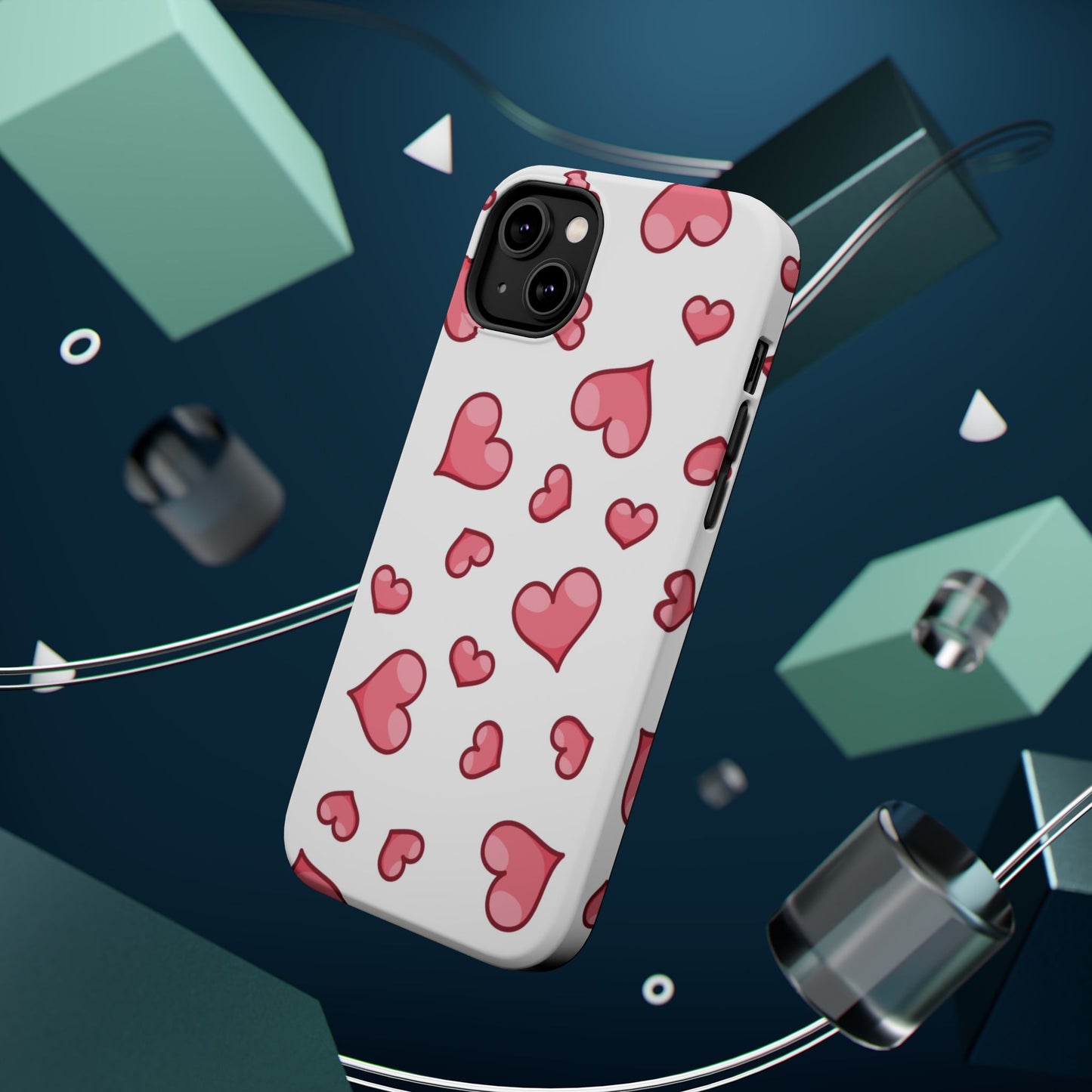 Scattered Hearts MagSafe iPhone Case