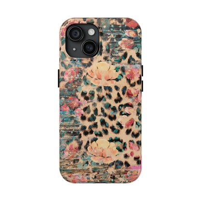 Rustic Floral Leopard - iPhone Series Case