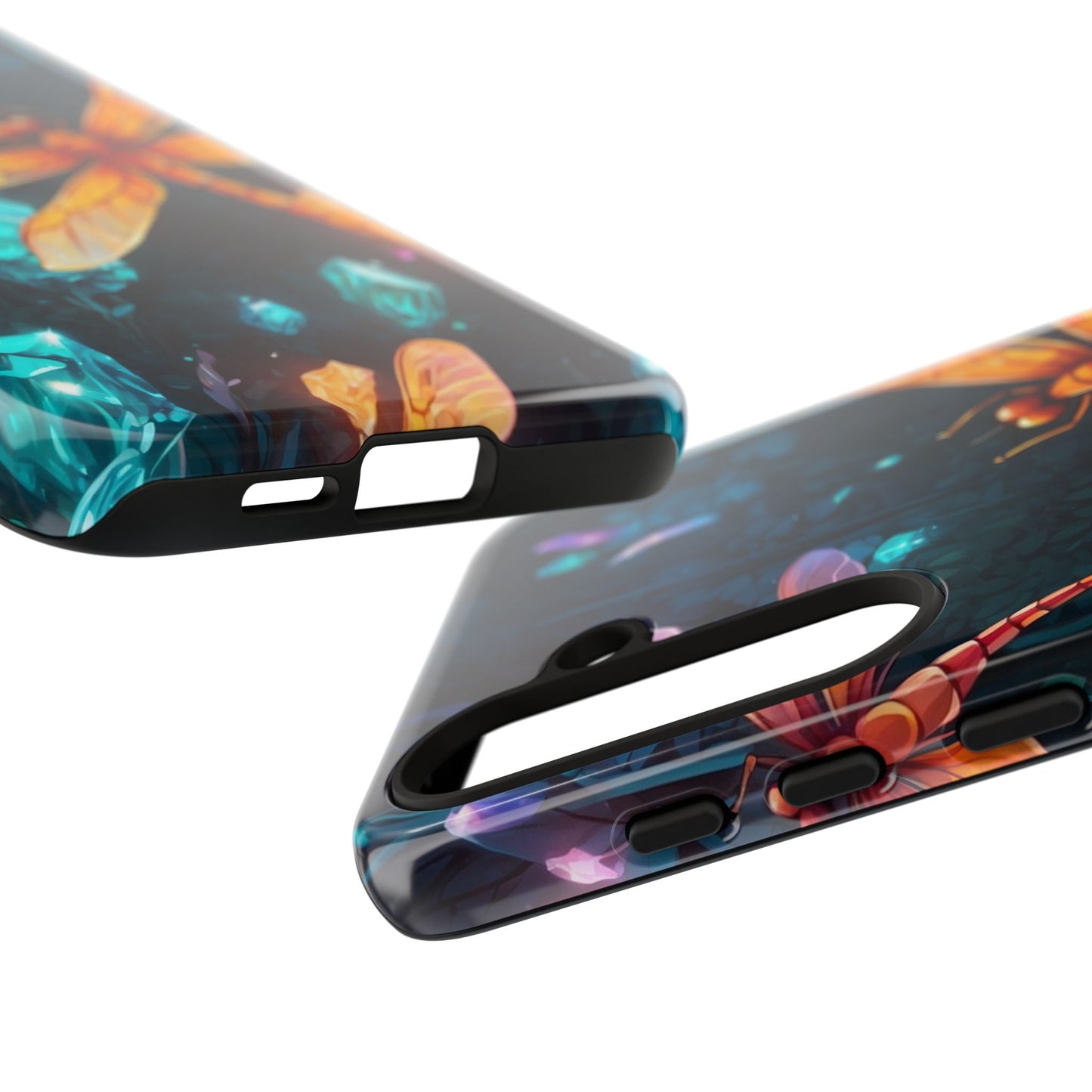 Mystical Dragonflies & Crystals – Samsung Galaxy Series Case