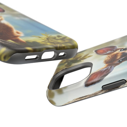 Whimsical Fawn in a Sunlit Forest MagSafe iPhone Case