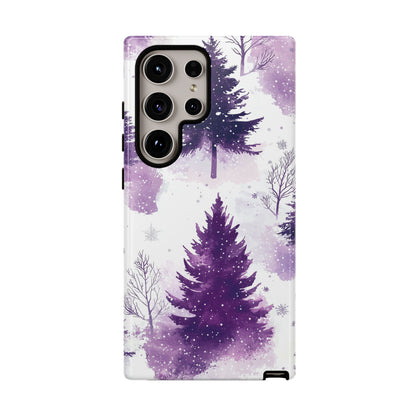 Purple Snowy Forest - Samsung Galaxy Series Case