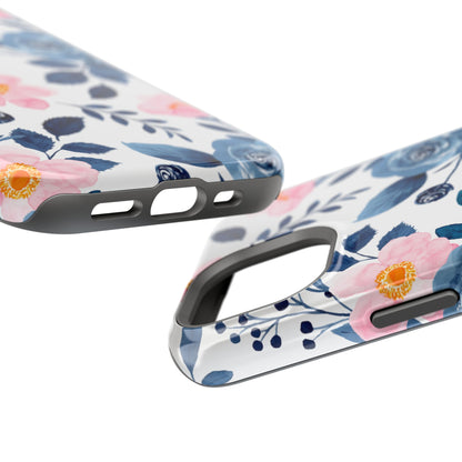 Pastel Garden Charm – MagSafe Case with Soft Watercolor Floral Print