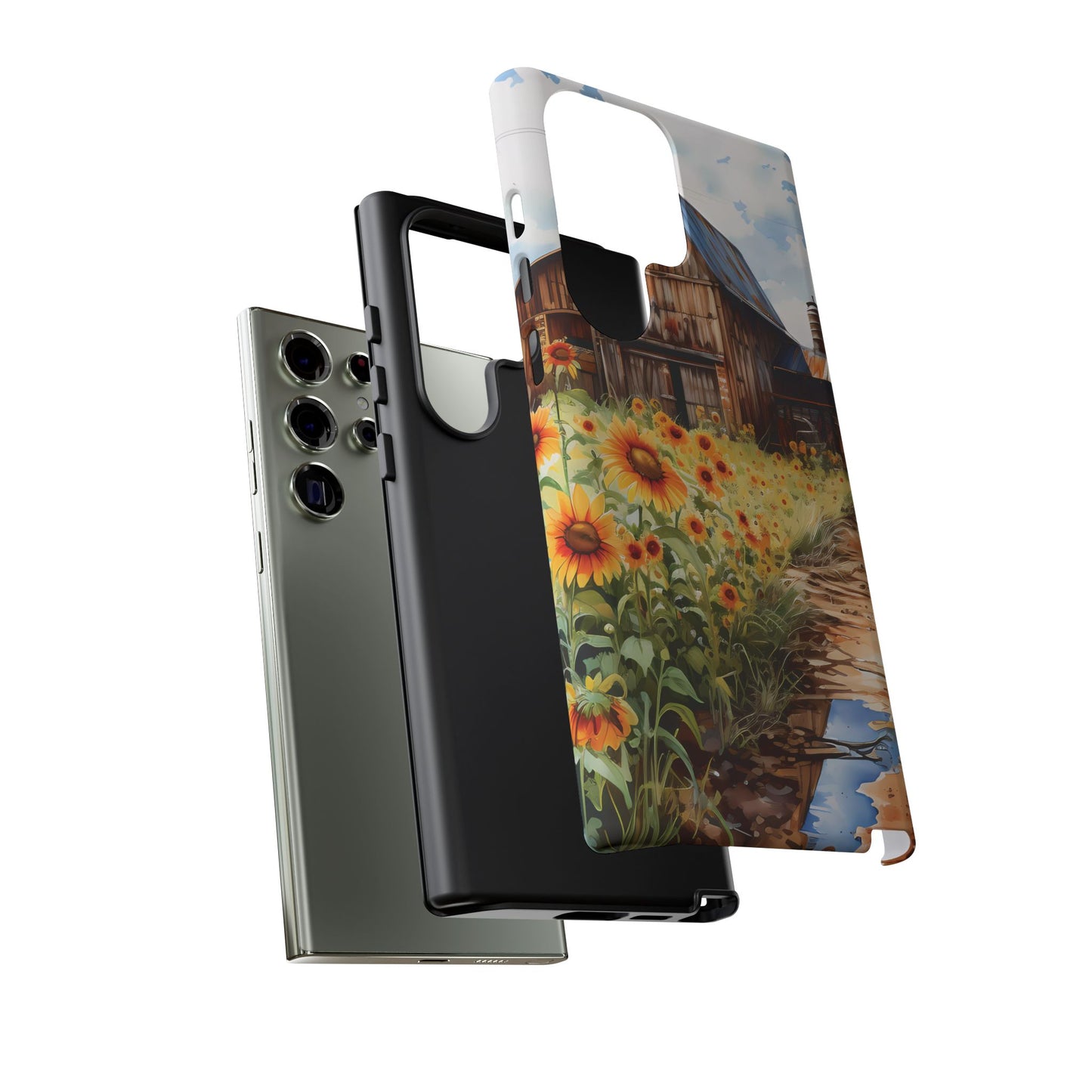 Sunflower iPhone Case  Rustic Farm Style