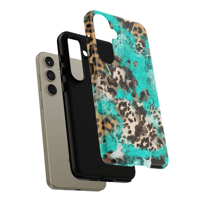 Aqua Splash Leopard - Samsung Galaxy Series Case