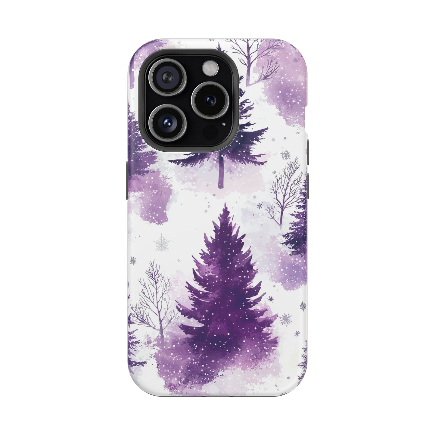 Purple Snowy Forest - MagSafe iPhone Series Case