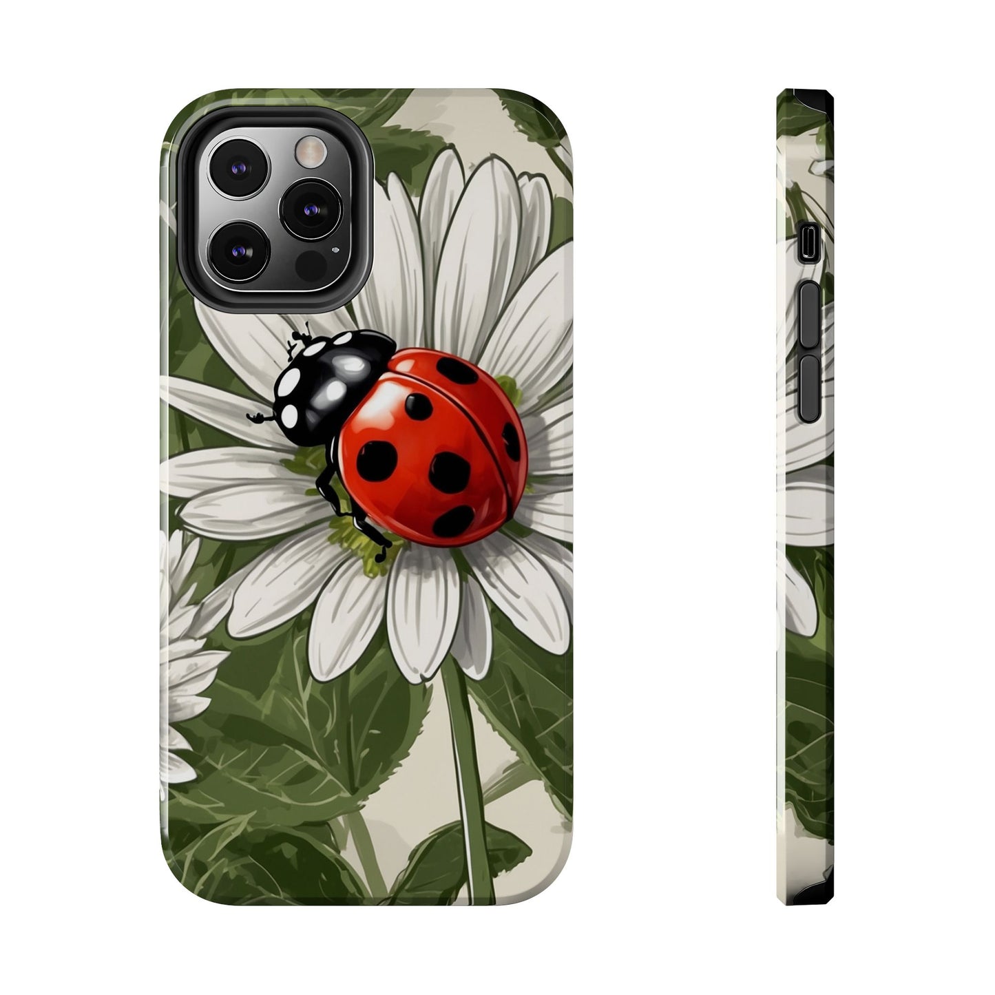 Ladybug & Daisy Garden Charm - iPhone Series Case