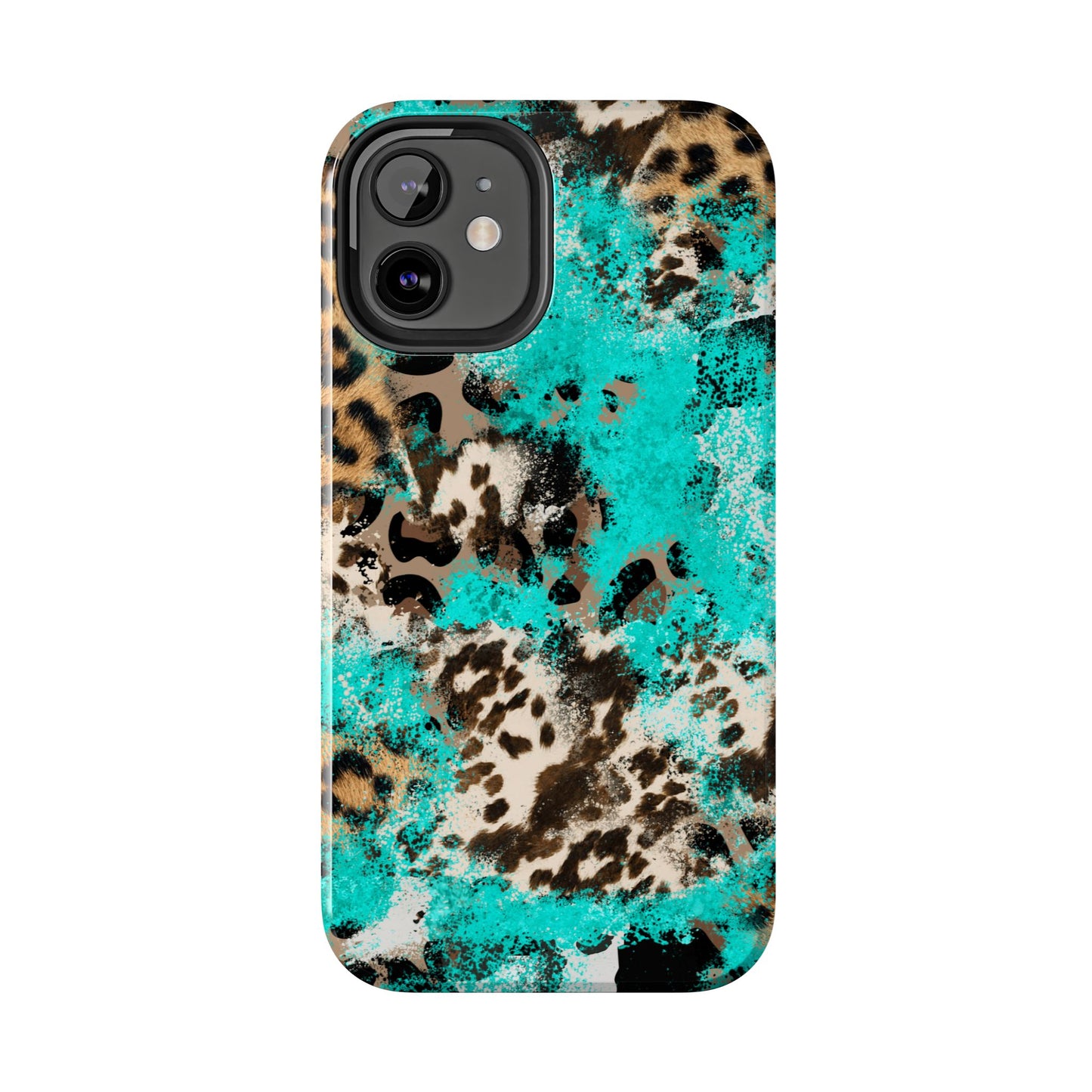 Aqua Splash Leopard - iPhone Series Case