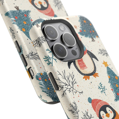 Snowy Christmas Cheer MagSafe iPhone Case