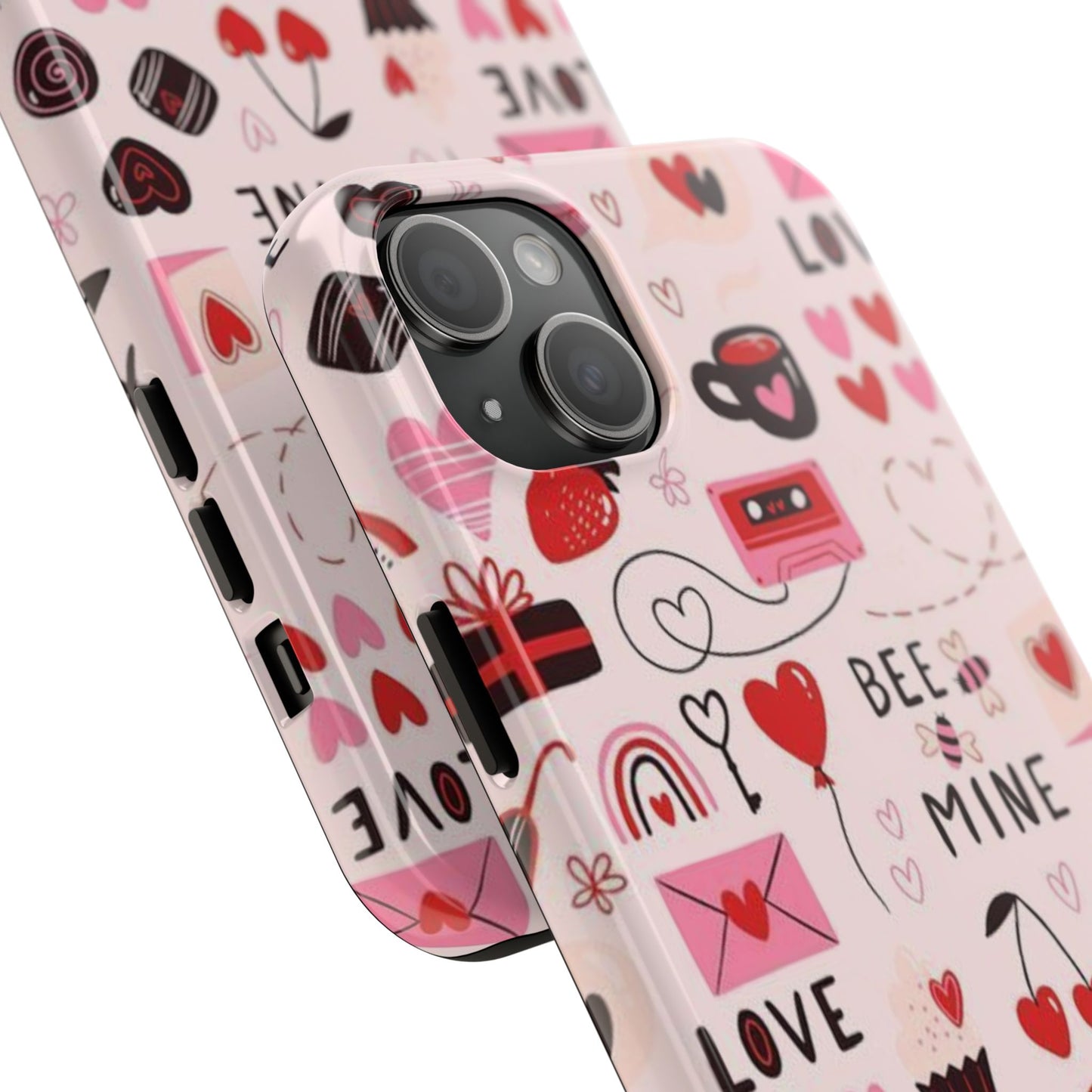 iPhone Case: Bee Mine Love Doodles