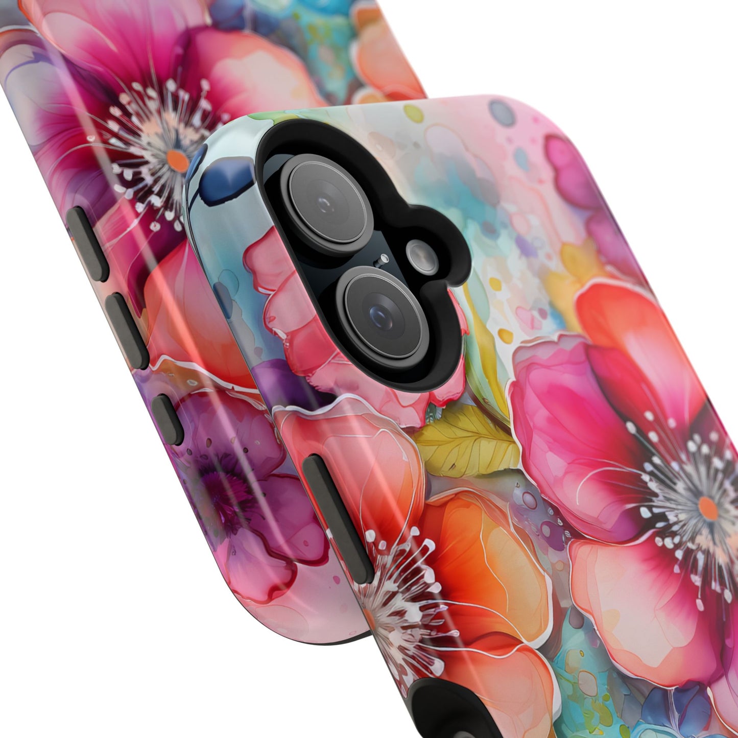 Vibrant Watercolor Floral Garden - MagSafe iPhone Series Case