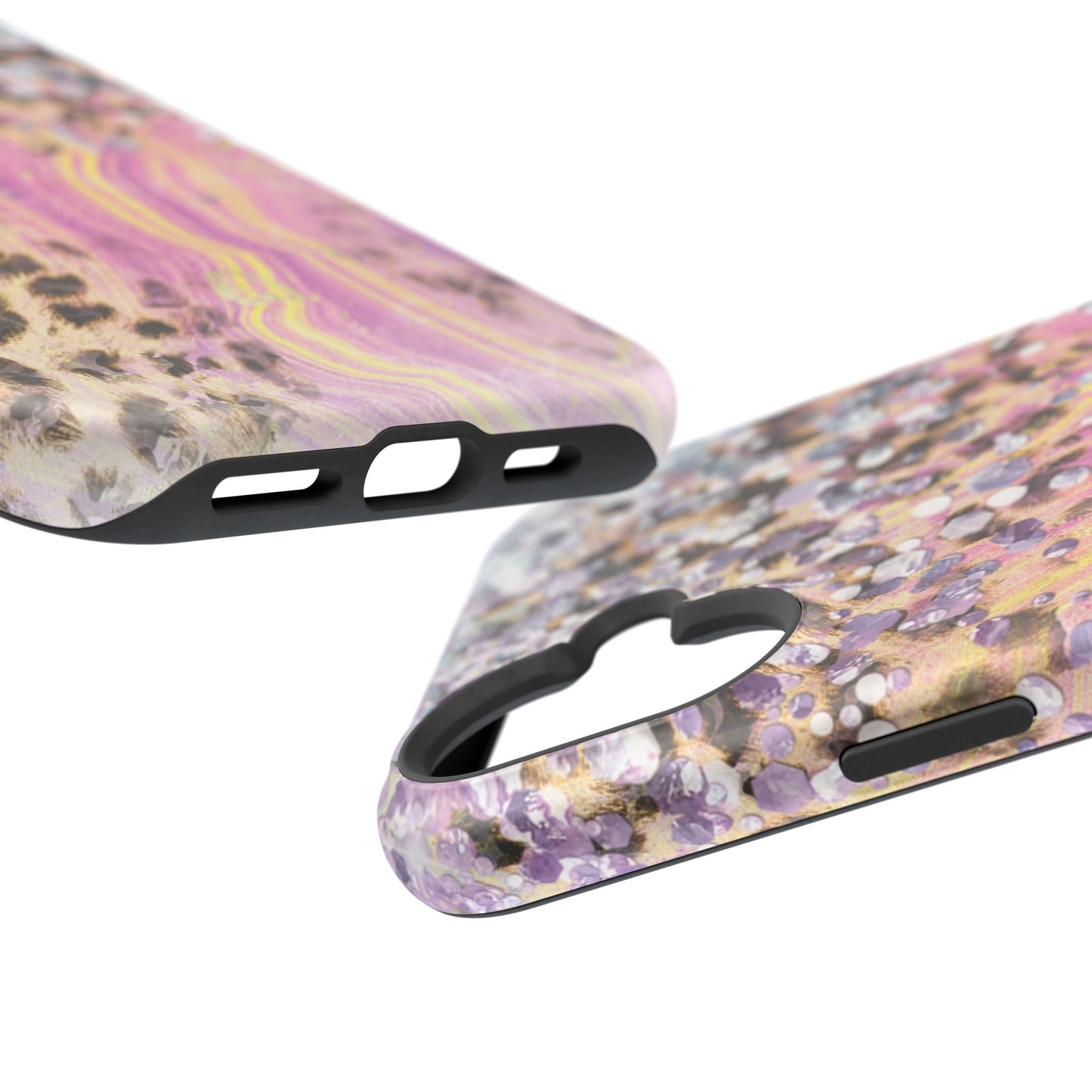 Glitter Glam Leopard – Magsafe iPhone Series Case