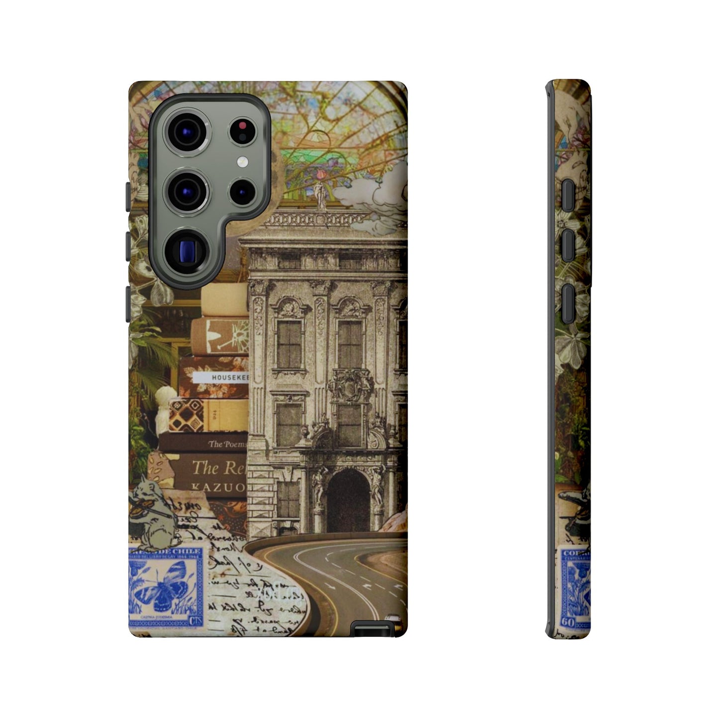 Whimsical Road Trip Collage Samsung Galaxy Case – Dual - Layer Protection with Vintage Art and Adventure Design - BOGO Cases