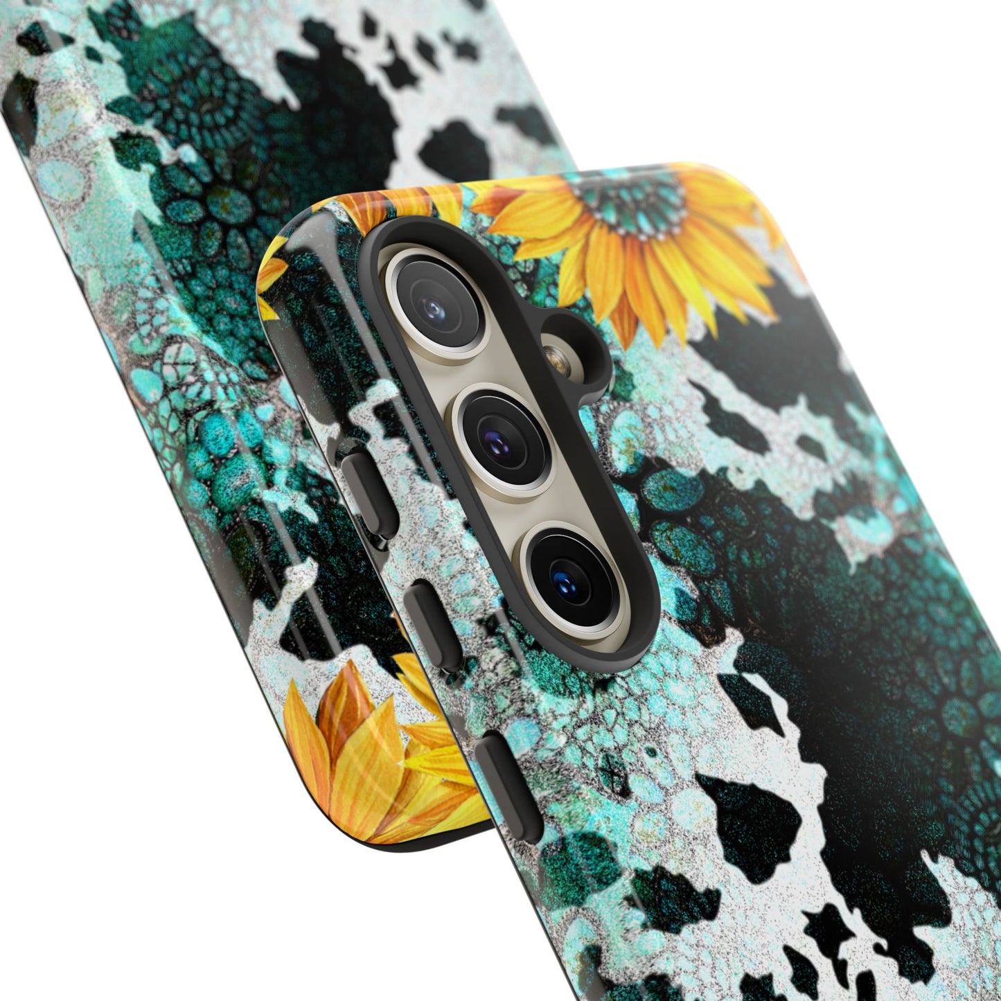 Boho Turquoise Sunflower Lace - Samsung Galaxy Series Case