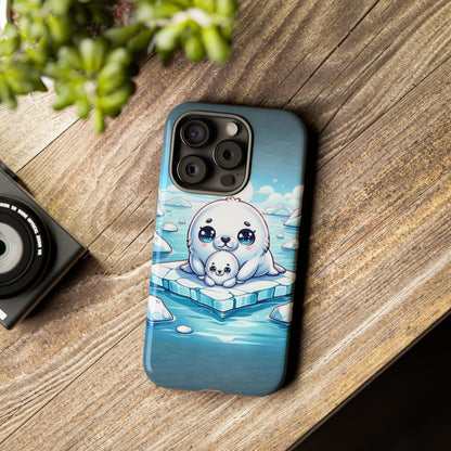 Arctic Embrace Seal iPhone Case