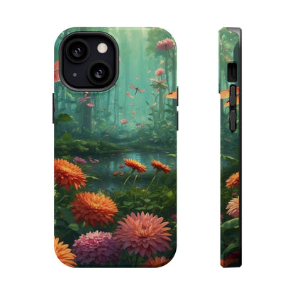 Enchanted Forest Dragonflies & Blossoms – MagSafe iPhone Series Case