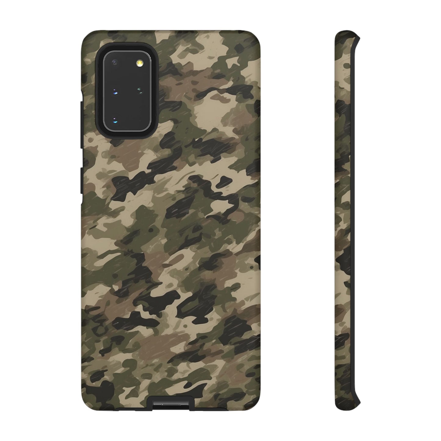 Classic Light Brown Camouflage – Premium Samsung Galaxy Case, Rugged and Stylish