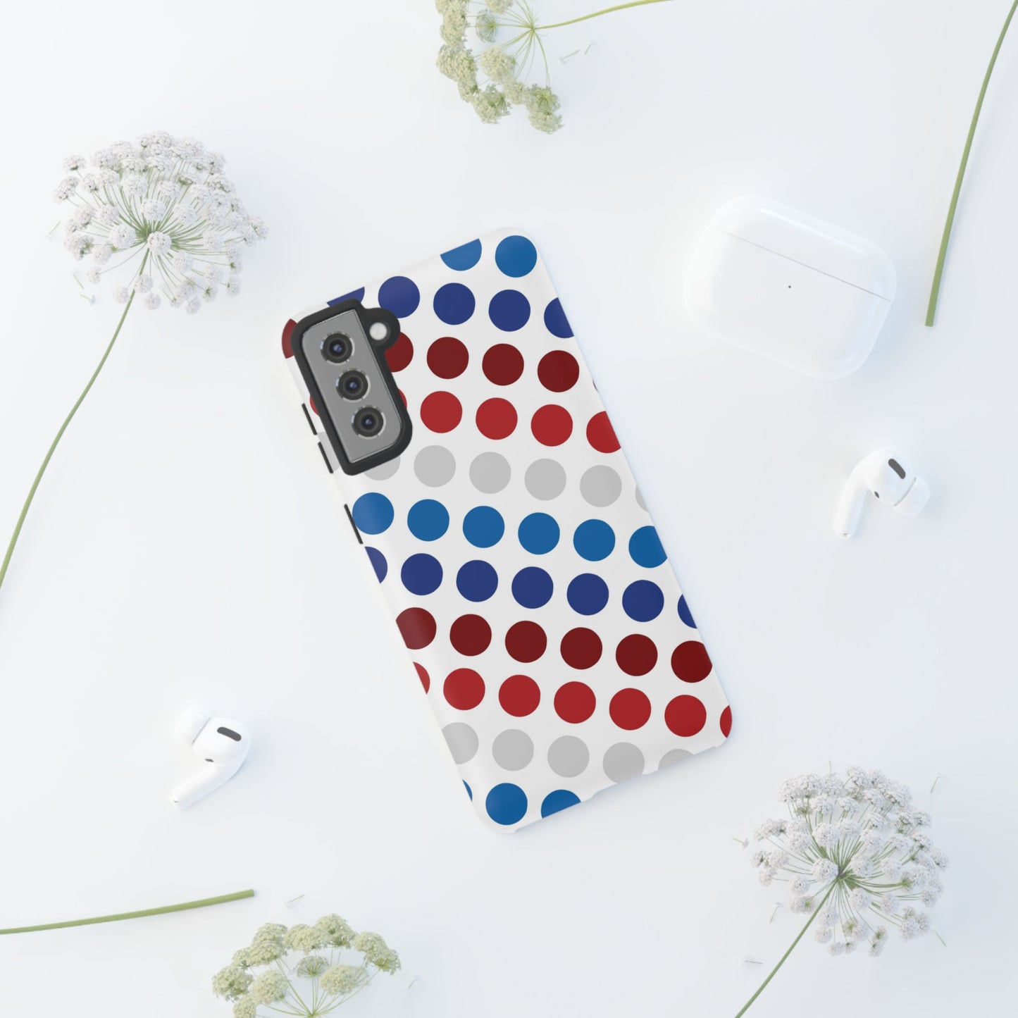 Patriotic Polka Dots - Samsung Galaxy Case