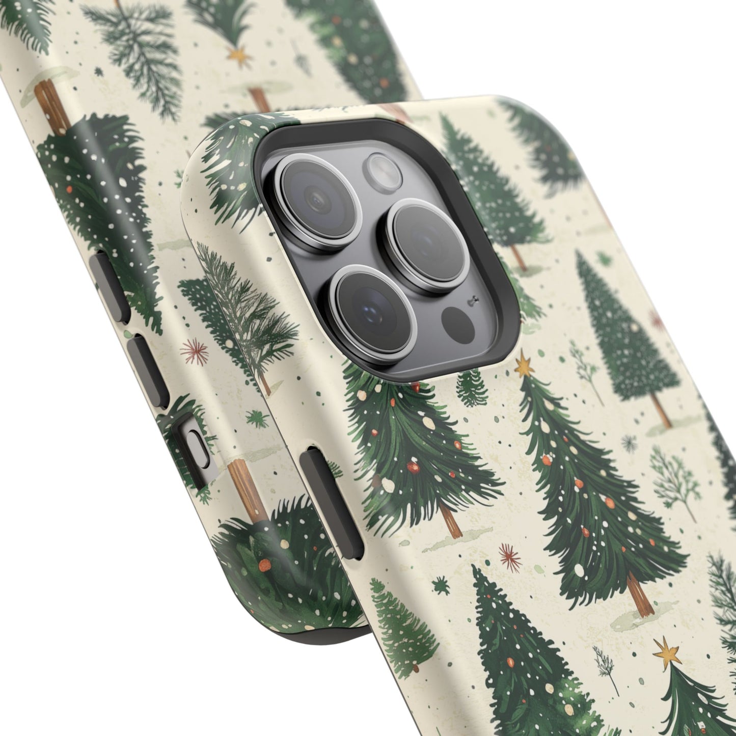 Festive Christmas Tree Forest Pattern – MagSafe iPhone Series Case