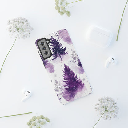 Purple Snowy Forest - Samsung Galaxy Series Case