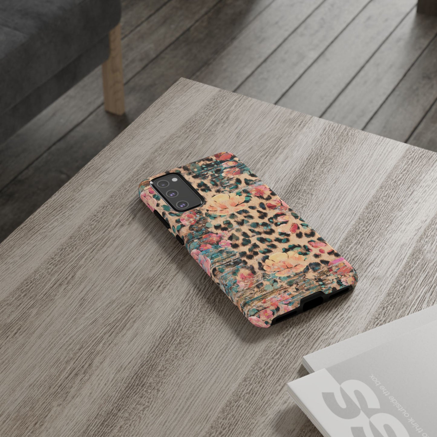 Rustic Floral Leopard - Samsung Galaxy Series Case