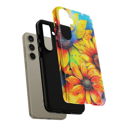 Vibrant Sunflower Splash - Samsung Galaxy Series Case