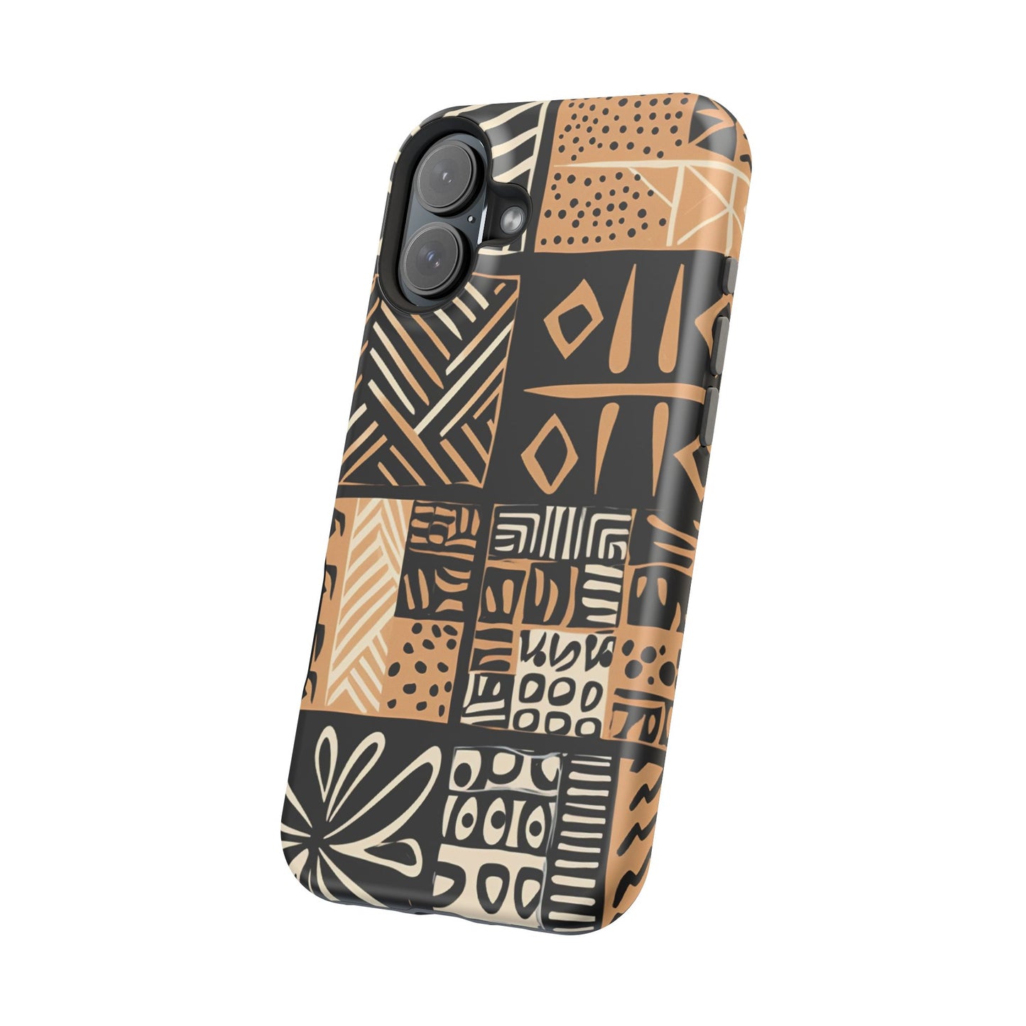 Tribal Geo-Pattern MagSafe Case – Bold Ethnic Design