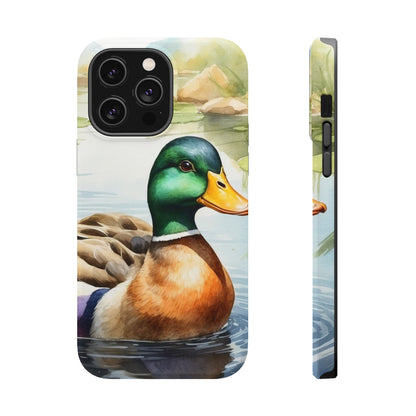 Serene Duck Reflection - MagSafe iPhone Case