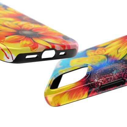 Vibrant Sunflower Splash - iPhone Series Case