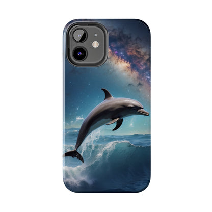 Dolphin Galaxy Splash - iPhone Case