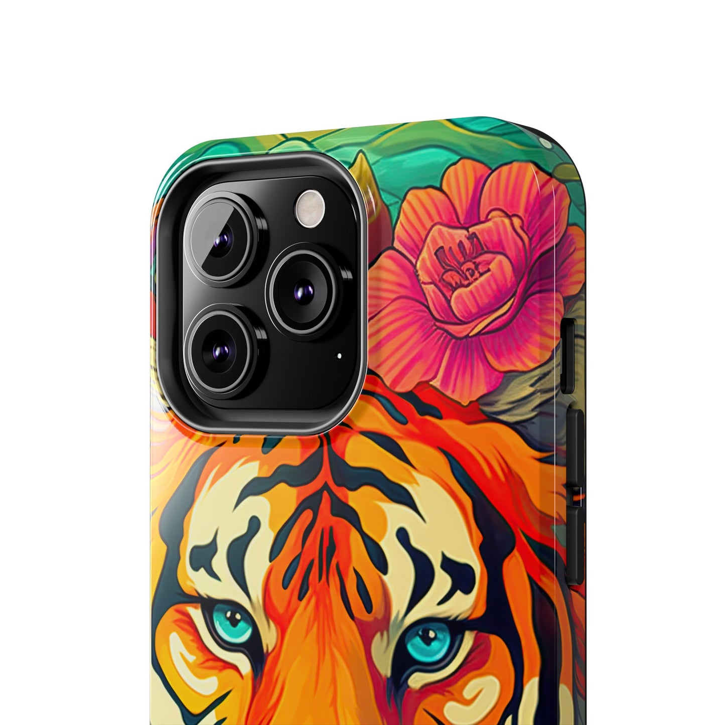 Fierce Rainbow Tiger Art - iPhone Series Case