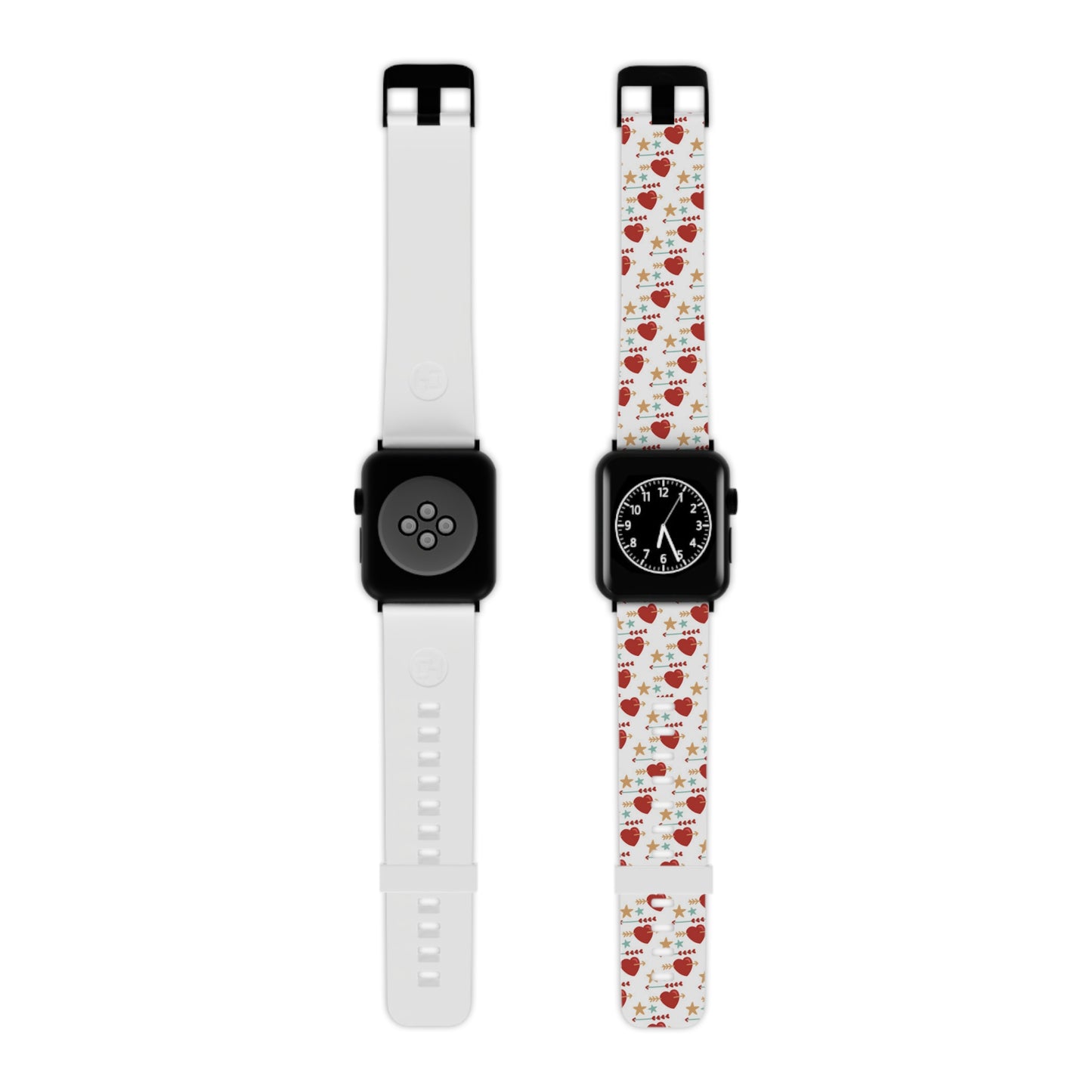 Retro Hearts and Stars Apple Watch Band