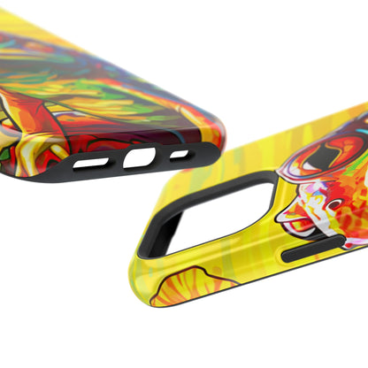 Vibrant Rainbow Frog Design – MagSafe iPhone Case