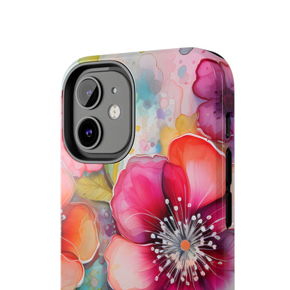 Vibrant Watercolor Floral Garden - iPhone Series Case