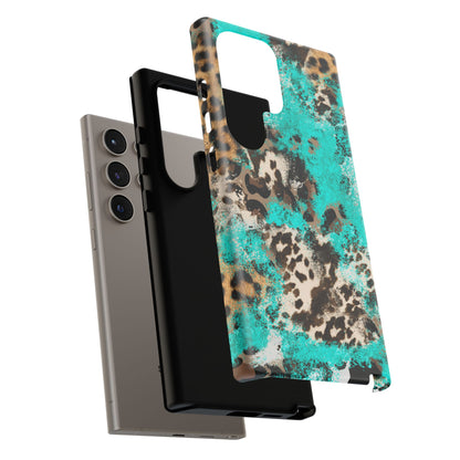 Aqua Splash Leopard - Samsung Galaxy Series Case