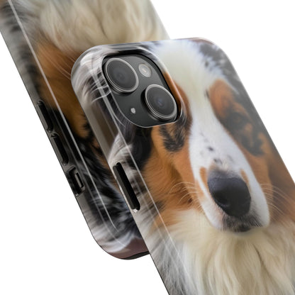 Aussie Farm Dog and Baby Chicks Phone Case