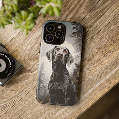 German Shorthair Pointer Phone Case - Tough & Durable with Dual Layer Protection!