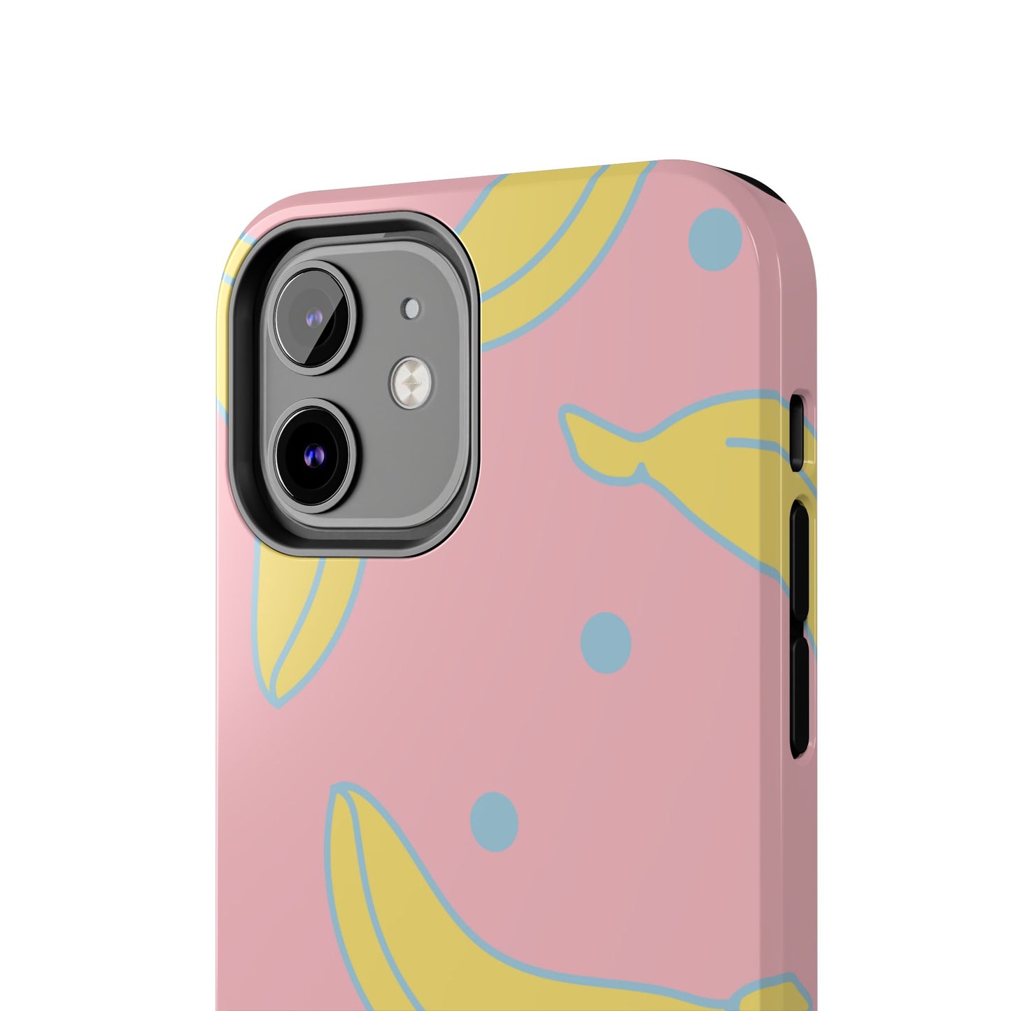 Pink Banana Pop iPhone Case – Cute Pastel Design with Fun Retro Vibe