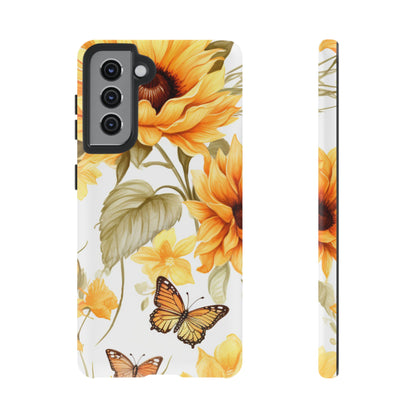 Sunflower & Butterfly Bliss - Samsung Galaxy  Series Case