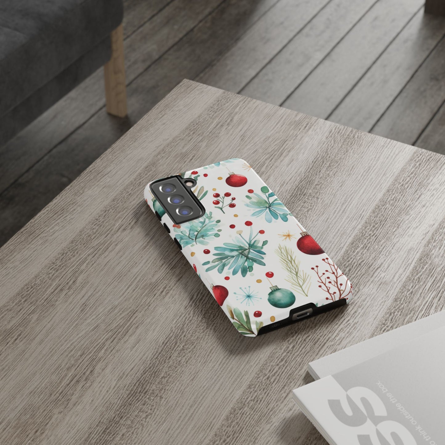 Festive Holiday Ornament Pattern – Samsung Galaxy Case