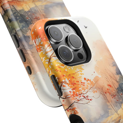 Autumn River Serenity – MagSafe iPhone Case